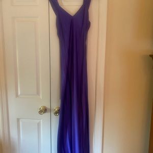 Purple 100% silk nightgown.